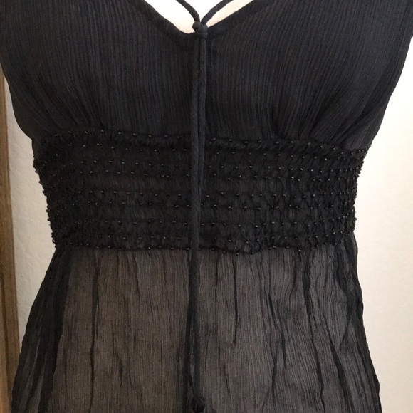 Express Sheer Black Blouse - Picture 3 of 5